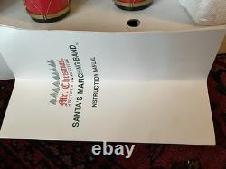 Tested 1991 Mr Christmas Santa's Marching Band Musical Bells 35 Carols Works