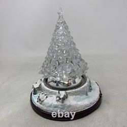 The Bradford Exchange Thomas Kinkade Reflections of Christmas Crystal Light-Up