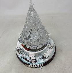 The Bradford Exchange Thomas Kinkade Reflections of Christmas Crystal Light-Up