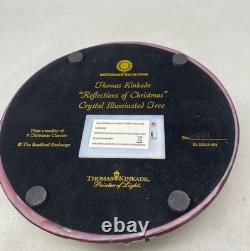The Bradford Exchange Thomas Kinkade Reflections of Christmas Crystal Light-Up