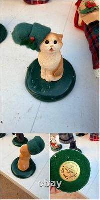 The Carolers Lot Of 15 Vtg Christmas Figures Decor Byers Choice Carolers