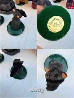 The Carolers Lot Of 15 Vtg Christmas Figures Decor Byers Choice Carolers