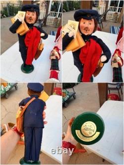 The Carolers Lot Of 15 Vtg Christmas Figures Decor Byers Choice Carolers