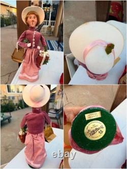 The Carolers Lot Of 15 Vtg Christmas Figures Decor Byers Choice Carolers