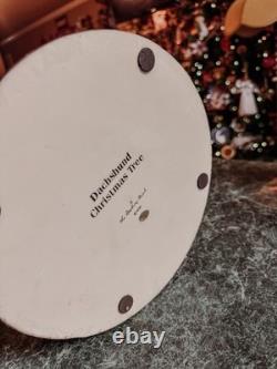 The Danbury Mint 15 Lighted Dachshund Christmas Tree With Lights And Star