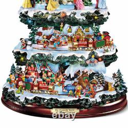 The Disney Christmas Carousel Tree Animated Table Top Decoration 50 characters