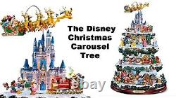 The Disney Christmas Carousel Tree Animated Table Top Decoration 50 characters