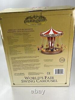 The Gold Label Collection World's Fair Swing Carousel Mr Christmas 2004