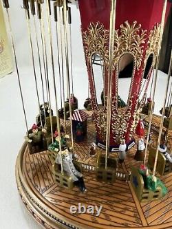 The Gold Label Collection World's Fair Swing Carousel Mr Christmas 2004