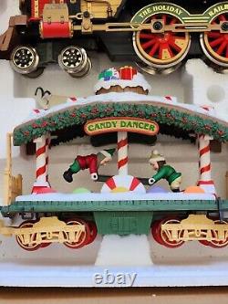 The Holiday Express Animated Train Set New Bright No. 380 1996 Christmas COMPLETE
