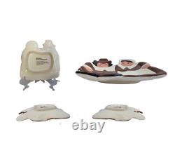The Pilgrim Pair Thanksgiving Serveware Set 1990s Original Boxes