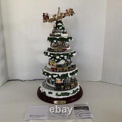 Thomas Kinkade Wonderland Express Christmas Tree in box 17 with Music & Lights