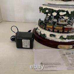 Thomas Kinkade Wonderland Express Christmas Tree in box 17 with Music & Lights