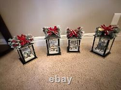 Thomas Kinkade's Illuminated Lantern Collection 4 piece set