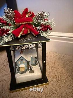 Thomas Kinkade's Illuminated Lantern Collection 4 piece set