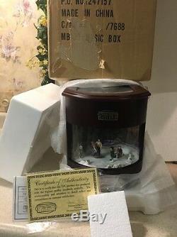 Thomas Pacconi Classics Skating Animated Music Box RARE NEW! NIB COA With 6 Discs