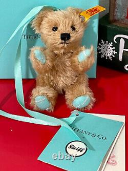 Tiffany & Co Steiff Teddy Bear Ornament NIB