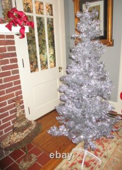Tinsel Tree 6Ft Vintage Christmas Tree In Original Box COMPLETE Never Used