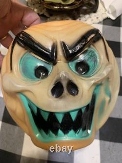 Topstone Halloween Character Ghoul Pumpkin Blow Mold Candy Bucket Pail