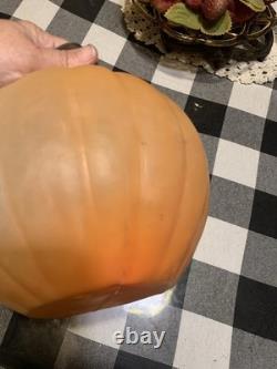 Topstone Halloween Character Ghoul Pumpkin Blow Mold Candy Bucket Pail