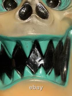 Topstone Halloween Character Ghoul Pumpkin Blow Mold Candy Bucket Pail Topstone Halloween Character Ghoul Pumpkin Blow Mold Candy Bucket Pail