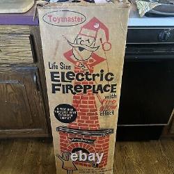 Toymaster life size electric fireplace