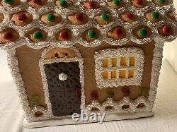 Traditions By Byers' Choice Gingerbread House 2008 M&M Gum Drop Whipped Cream