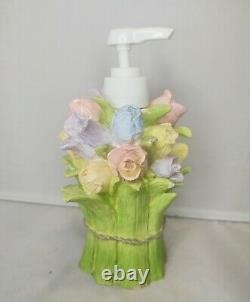 Tulips flower bouquet mother's Day Easter spring soap dispenser pump home decor