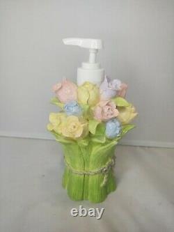 Tulips flower bouquet mother's Day Easter spring soap dispenser pump home decor