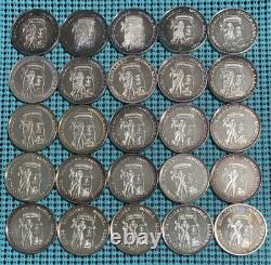 Twenty-Five CONDE-CAVALIERS (Mobile, AL). 999 FINE SILVER Mardi Gras Doubloons Twenty-Five CONDE-CAVALIERS (Mobile, AL). 999 FINE SILVER Mardi Gras Doubloons