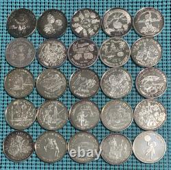 Twenty-Five CONDE-CAVALIERS (Mobile, AL). 999 FINE SILVER Mardi Gras Doubloons Twenty-Five CONDE-CAVALIERS (Mobile, AL). 999 FINE SILVER Mardi Gras Doubloons