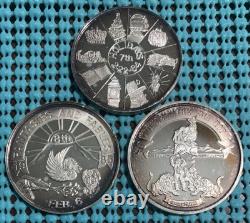 Twenty-Five CONDE-CAVALIERS (Mobile, AL). 999 FINE SILVER Mardi Gras Doubloons Twenty-Five CONDE-CAVALIERS (Mobile, AL). 999 FINE SILVER Mardi Gras Doubloons