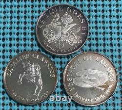 Twenty-Five CONDE-CAVALIERS (Mobile, AL). 999 FINE SILVER Mardi Gras Doubloons Twenty-Five CONDE-CAVALIERS (Mobile, AL). 999 FINE SILVER Mardi Gras Doubloons