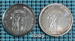 Twenty-Five CONDE-CAVALIERS (Mobile, AL). 999 FINE SILVER Mardi Gras Doubloons Twenty-Five CONDE-CAVALIERS (Mobile, AL). 999 FINE SILVER Mardi Gras Doubloons