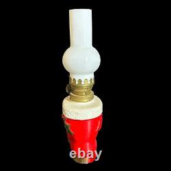 UCAGCO Mini 8 Oil Lamp Christmas Santa Boot Stocking Choir Girl Vintage RARE