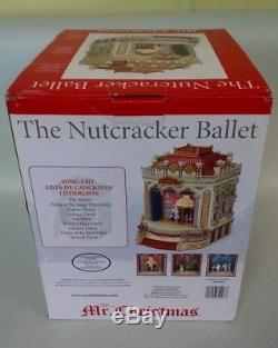 ULTRA RARE MR CHRISTMAS European Opera House NUTCRACKER Stage Show Music Box MIB