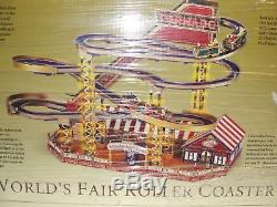 Ultra Rare Mr. Christmas World's Fair Tornado Roller Coaster Works! Mint