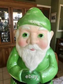 Union Don Featherstone St. Patrick's Day Blow Mold Leprechaun Gnome Elf 27in