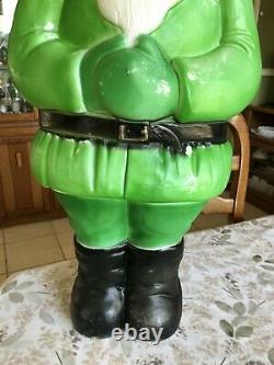 Union Don Featherstone St. Patrick's Day Blow Mold Leprechaun Gnome Elf 27in