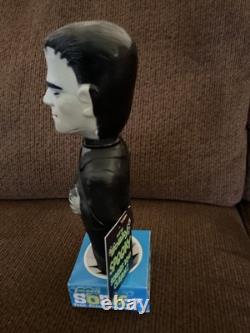 Universal Monster 1960s Frankenstein Soaky Bottle Horror Repro box and tag