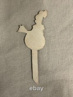 Unused Rare Vintage Art Deco Halloween Diecut Gibson (attr.) Witch Place Card