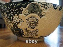 VAILLANCOURT Father Christmas Santa Claus Wassail Punch Bowl 14 Classical