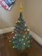 Vintage Atlantic Mold 19 Ceramic Christmas Tree Classic Green Lighted