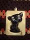 Vintage Halloween Rosbro Hard Plastic Toy Black Cat Candy Container Wall Plaque