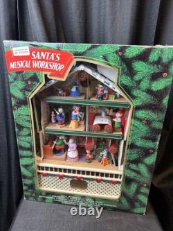 VINTAGE In Box Mr. Christmas Santas Musical Workshop Working Lights Motion Music VINTAGE In Box Mr. Christmas Santas Musical Workshop Working Lights Motion Music
