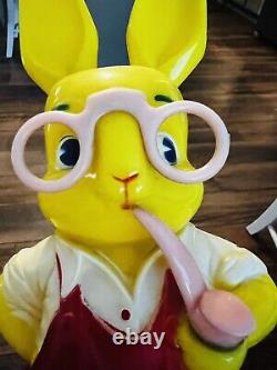 VINTAGE KNICKERBOCKER 11 Plastic BUNNY RABBIT Glasses RARE HTF! Excellent Cond