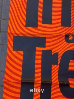 VTG 1968 HALLOWEEN Trick Or TREAT retail store display sign HUGE paper 40x54 #2