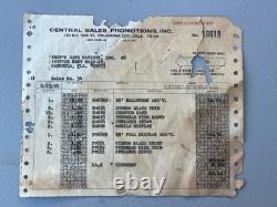 VTG 1968 HALLOWEEN Trick Or TREAT retail store display sign HUGE paper 40x54 #2