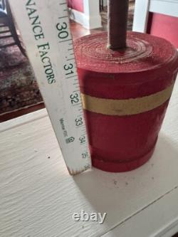 VTG. 50 inch authentic dyed goose feather green christmas tree withred berries VTG. 50 inch authentic dyed goose feather green christmas tree withred berries