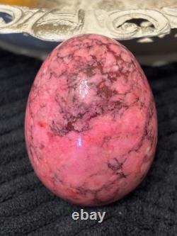 VTG Alabaster Hand Carved Easter Eggs Set Of 12 (TRAY NOT INCLUDED)